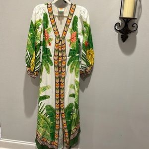 Farm Rio Linen Blend Mini Dress